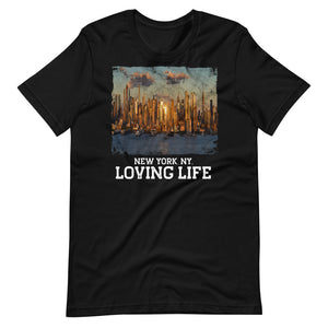 New York NY - Loving Life Short-Sleeve Unisex T-Shirt