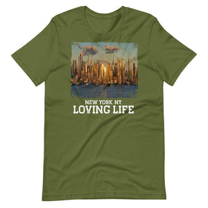 New York NY - Loving Life Short-Sleeve Unisex T-Shirt