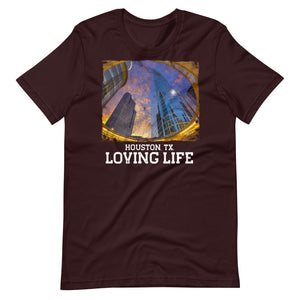 Houston TX - Loving Life Short-Sleeve Unisex T-Shirt