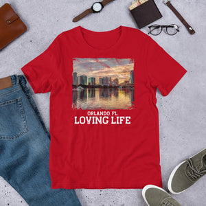 Orlando FL - Loving Life Short-Sleeve Unisex T-Shirt